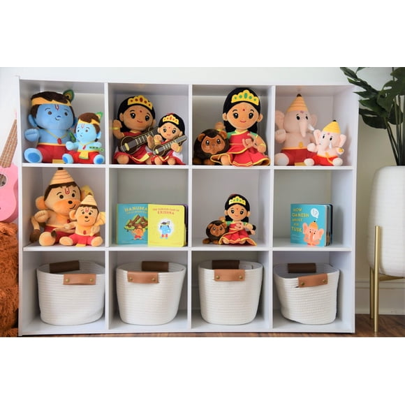 The Omni Bundle Mantra Singing Baby Ganesh Baby Hanuman Baby Krishna Plushes Stuffed Soft Toys and Books