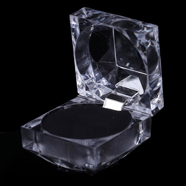 1PC Velvet Ring Box Square Jewelry Box Valentine‘s Day Ring Box With Detachable Lid