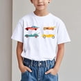 thumbnail image 2 of WRKEKC T-Shirts d'Été pour Garçons, T-Shirts Décontractés pour Garçons, T-Shirts Polyvalents Décontractés à Manches Courtes pour Enfants avec Motif Imprimé et Col Rond, 2 of 6