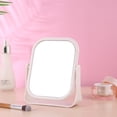 thumbnail image 2 of Rbaofujie Desktop Makeup Mirror Portable Small Mirror Female Dressing Table Desktop Princess Mirror Bedroom Student Dormitory Desktop Makeup Mirror, 2 of 6