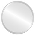 thumbnail image 1 of Singapore Framed Round Mirror - Silver Spray - 15" x 15", 1 of 7
