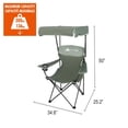 thumbnail image 3 of Chaise de camping Ozark Trail avec abat-jour, Polyester, 3 of 12