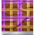 thumbnail image 1 of Soimoi polyester Crepe Fabric Check Check Print Sewing Fabric Yard 52 Inch Wide, 1 of 4