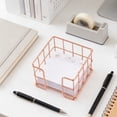 thumbnail image 4 of Vacemry 3Pcs Back To Study Desktop Organizer, Wrought Iron Openwork Mesh Grid Sticky Notes Holder, Industrial Style Office Desk Organizer for Home Office Desk Study Study Table Dorm Room Decor, 4 of 9