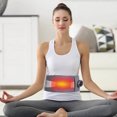 thumbnail image 4 of Red Waist Belt Rechargeable Fever Massage Warm Heating Belt, 107cm Neoprene with Digital Controller,Red Light Heat Therapy and Vibration Modes Red Light Belt, 4 of 6