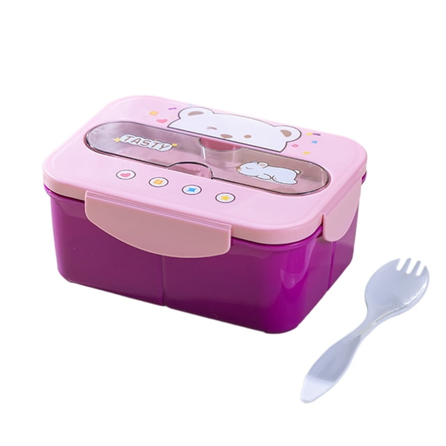 Bento Lunch Box Microwave Safe Lunch Box, Food Grade Plastic Lunch Box, Leak Proof Lunch Box, Suitable for Office Work