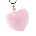 thumbnail image 1 of kurtrusly Hair Ball Heart Shape Pendant Handbag Keychain Key Buckle Ring Mobile Phone Hanging Decor, 1 of 9