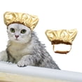 thumbnail image 1 of Pet Hats for Adjustable Shower Cap Strap with Fixed Ear Openings - Convenient Bath Accessory for Dogs Cats and, 1 of 3