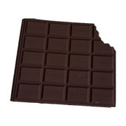 Suncoda Notebook, Chocolate Notebook Simulation Inventive Cute Stationery Memo Message Book Student Portable Tearable Memo