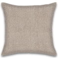 thumbnail image 4 of Herringbone Stripe Cotton Cushions Set of 2 Poly Filled With Zipper Machine Washable, 4 of 5