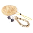 thumbnail image 4 of AMONIDA Fashion Pet Straw Hat, Pet Collar, Cat Pets, 4 of 8