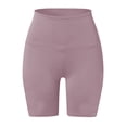 thumbnail image 3 of XZNGL Women Solid Color Running Shorts Sport Pant Elastic Waist Workout Shorts, 3 of 7