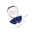 thumbnail image 2 of INSPIRE CHIC Nœud Papillon Pré-Noué pour Femme, Nœud Papillon, Sangle Ajustable, Cravates, Vêtement de Cou, Bleu Marine, Taille Unique, 2 of 5