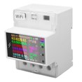 thumbnail image 2 of WiFi Energy Meter, AC85-265V Sharing Management Smart Power  Double Alarms  for Shopping Mall, 2 of 8