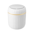 thumbnail image 2 of Save Big! Push-type Desktop Trash Can, Small Office Trash Bin with Lid, Coffee Table Waste Bin, Study Room Living Room Trash Can, Desk Organizer Waste Container, 2 of 6