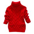 thumbnail image 1 of Funicet Foreign Trade Fall New Solid Color High Neck Boys and Girls Knit, 1 of 5