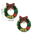thumbnail image 3 of Christmas Decoration Magnetic Wreath Simulation Christmas Wreath Magnetic Refrigerator Magnet, 3 of 6
