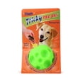 thumbnail image 4 of Omega Paw Giggle Tricky Treat Ball Dog Toy Medium 3.5", 4 of 5