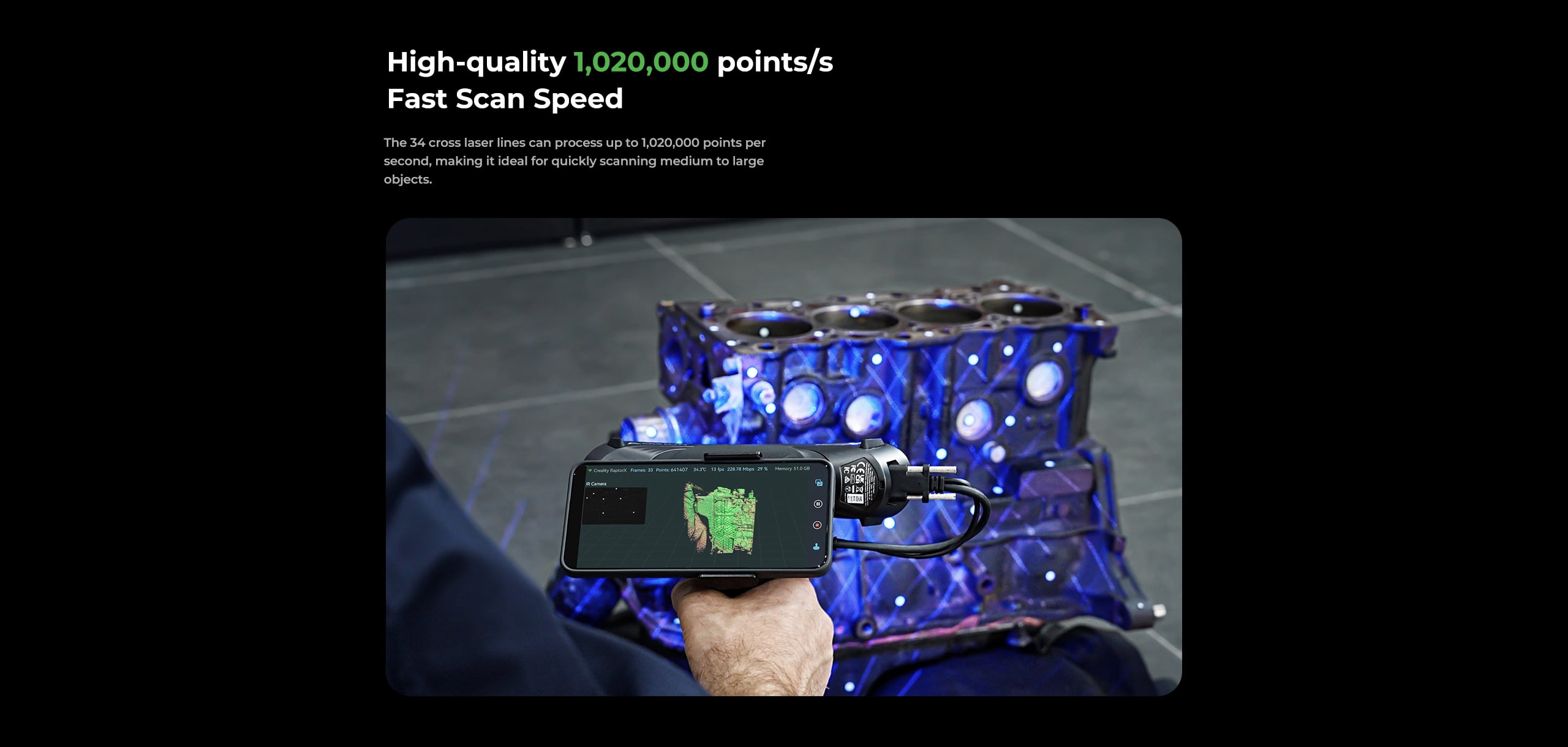 Kit Creality RaptorX et Scan Bridge