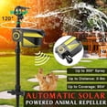 thumbnail image 2 of Solar Power Animal Repellent Sprinkler Motion Activated Blaster Garden F J6I2, 2 of 9