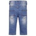thumbnail image 2 of KIDSCOOL SPACE Baby Girls Little Kid Elastic Ripped Jeans StoneWashed Pants,12-18 Months, 2 of 8