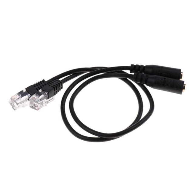 Xuanheng 3.5mm à RJ9 Câble Adaptateur Audio pour Tablette, Téléphone Portable PC Ordinateurs Portables