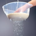 thumbnail image 4 of Binwennn Rice Sieve Washing Vegetable Fruit Rice Washing Bowl Colander Cleaner Vegetable Drainer for Stainless Steel Faucet Rack Kitchen Storage Big Dish Drying Rack Plate Strainer Drying Rack for, 4 of 4