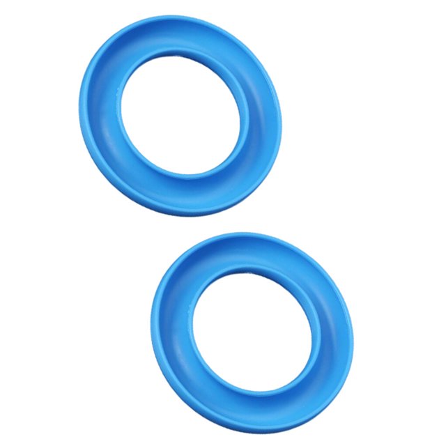 2pcs Bobbin Holder Embroidery Spools Organizer Lightweight Household Storage Organizer Lightweight Box Rubber Ring Portable Sewing Tools Blue