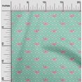 thumbnail image 1 of oneOone Cotton Poplin Fabric Geometric & Flamingo Bird Print Fabric BTY 56 Inch Wide, 1 of 1