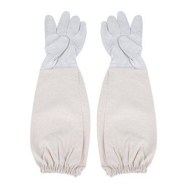 Beekeeping Protection,Bee Keeping Protective Goatskin Beekeeping Gloves Beekeeping Sheepskin Gloves Compact and Lightweight