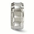 thumbnail image 3 of Edward Mirell Titanium Faceted Edge Brushed & Polished 12mm Ring Size 9, 3 of 4