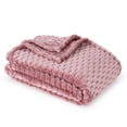 thumbnail image 1 of BHG Textured Velvet Plush Throw Violet Gem, 1 of 4