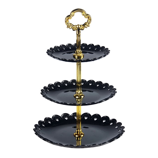 3-Tier Cupcake Stand Cake Dessert Wedding Event Party Display Tower Plate Round