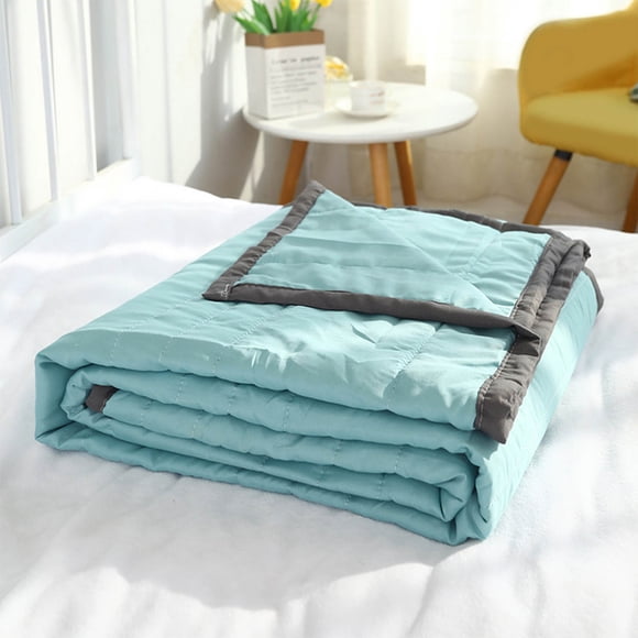 Summer Cooling Comforter Double-sided Ice Fiber Comforter Lightweight Breathable Air Conditioning Comforter 140x200cm, For hot sleepers and night sweats, For all season use, Moisture