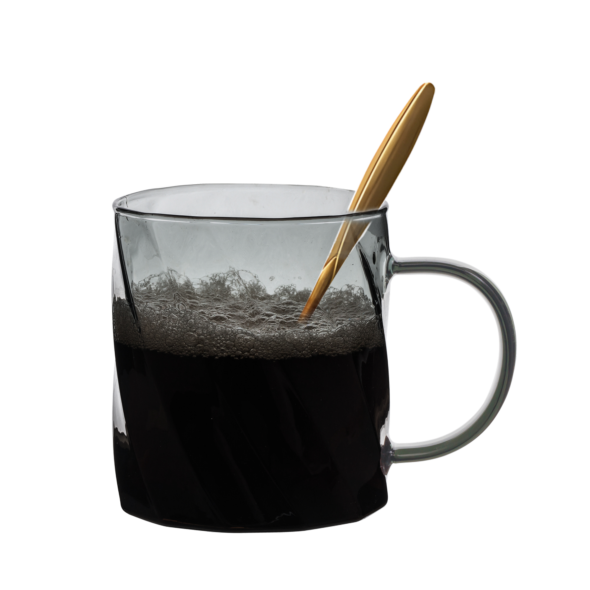 Mainstays 3.9in Swirl tasse en verre 17oz