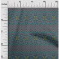 thumbnail image 1 of oneOone Cotton Flex Fabric Floral Block Printed Craft Fabric BTY 40 Inch Wide, 1 of 4