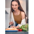 thumbnail image 3 of Women's Cotton Tank Top Adjustable Wide Strap Camisole with Shelf Bra Undershirt, 3 of 7