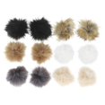 thumbnail image 2 of 12Pcs Faux Fur Pom Poms for Hats  4 Inch Fluffy Pom Poms with Elastic Loop for DIY Crafts, 2 of 9
