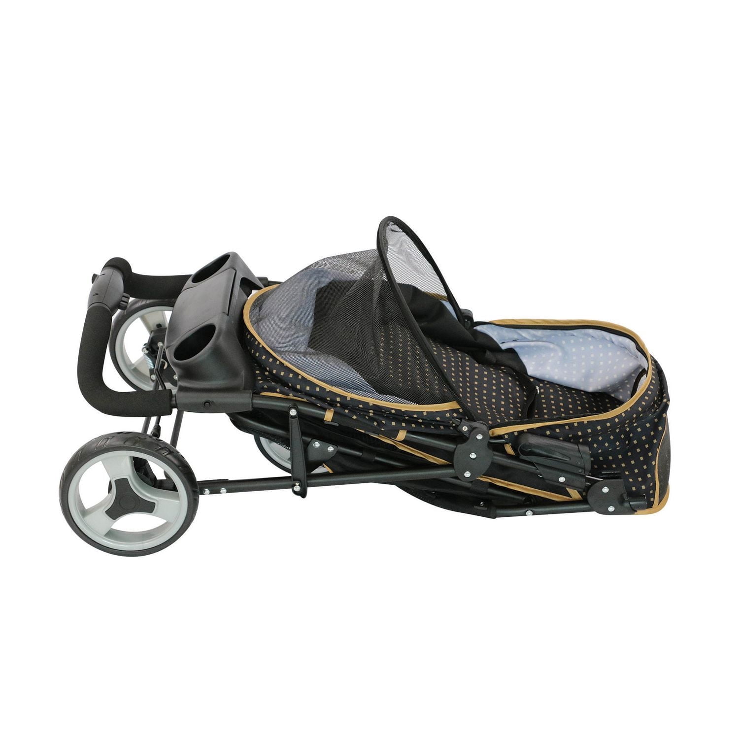 Poussette pour animal domestique (chien et chat) Promenade de Gen7Pets - Pépite d’or