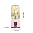 thumbnail image 3 of Portable Electric Juicer Cup, USB Rechargeable Mini Blender Bottle Wireless Fruit Mixer Smoothie Maker Leak Proof Travel Juice Machine Personal Drink Blender Cup Kitchen Juicer, 3 of 8