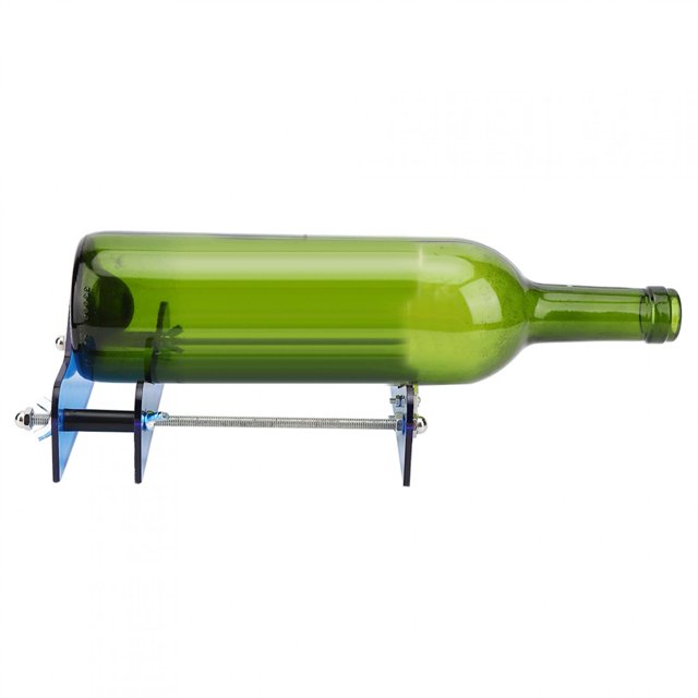 Glass Bottle Cutter, Small High-strength DIY Glass Bottle Cutter, Blue Glass Bottle For Wine Bottle