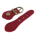 thumbnail image 4 of Yinanstore Coudre sur Sac en Cuir Véritable Tab Boucles de Fermeture Réparation de Remplacement Faisant DIY - Rouge, comme Décrit, 4 of 7