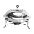 thumbnail image 4 of simhoa Chafing Dish Camping Alcohol Stove, Anti Scald Round Cooking Pot, Food Pan Small 26cm, 4 of 8