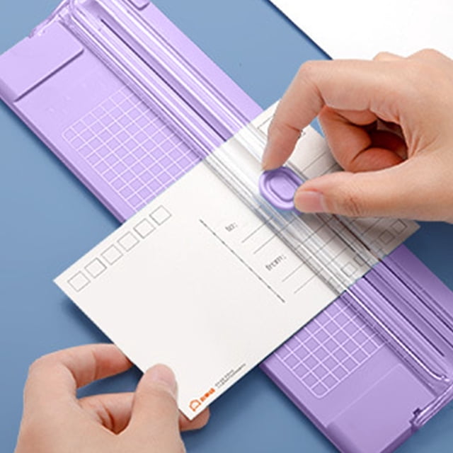 YIMWNYI Bidirectional Paper Cutter A4 Paper Cutter Handheld Cutting Tool, Efficient Office Paper Trimmer, Versatile Crafting Accessory, Reliable Manual Cutting Machine, Ideal for Crafters