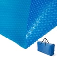 thumbnail image 1 of Costway 18x36 ft Rectangular Pool Solar Cover 12 Mil Heat Retaining Blanket with Carry Bag, 1 of 10
