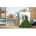 thumbnail image 2 of Ahgly Company Tapis d'Intérieur Rectangulaire Transitionnel Vert Forêt Sombre Lavable à la Machine, 5 Pieds x 8 Pieds, 2 of 7