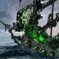 thumbnail image 2 of Ghost Pirate Ship Building Block Set, Creative Desktop Decoration MINI Brick Halloween Gift (1242pcs), 2 of 7