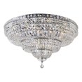 thumbnail image 1 of CWI Lighting Stefania 21 Light Bowl Flush Mount With Chrome Finish, 1 of 5