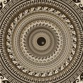 thumbnail image 1 of Ahgly Company Tapis d'Intérieur Lavable en Machine Carré Transitionnel Gris Minuit, 5 Pieds Carré, 1 of 7