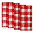 thumbnail image 1 of Fabstyles Country Check Cotton Set of 4 Kitchen Towel, 1 of 4